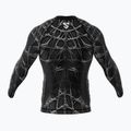 SMMASH Venomous férfi hosszú ujjú rashguard fekete-fehér RSO3 2