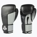Bushido Muay Thai bokszkesztyűk természetes bőr fekete ARB-431sz-14oz 3