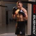 Bushido férfi sparring kesztyű bőr fekete ARB-415 14oz 20