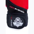 DBX BUSHIDO edzőtermi kesztyű hosszú tépőzárral és markolatrendszerrel fekete/vörös 8