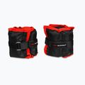 Bushido boka- és csuklósúlyok 2x1 kg fekete/piros OB1