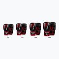 Bushido férfi sparring kesztyű bőr fekete ARB-415 14oz 15