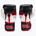Bushido természetes bőrből készült bokszkesztyűk Gel technológiával fekete B-2v11a-12oz 2