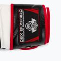 Bushido természetes bőrből készült bokszkesztyűk Gel technológiával fekete B-2v11a-12oz 5