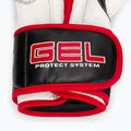 Bushido természetes bőrből készült bokszkesztyűk Gel technológiával fekete B-2v11a-12oz 6
