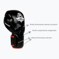 Bushido bokszkesztyűk Wrist Protect rendszerrel fekete Bb2-12oz 15