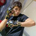 Bushido MMA edzés sparring kesztyű bőr fekete Arm-2011D-L 13