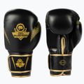 Bushido bokszkesztyűk természetes bőr fekete B-2v13-10oz 3