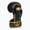 Bushido bokszkesztyűk természetes bőr fekete B-2v13-10oz 10