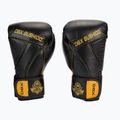 Bushido Természetes bőr bokszkesztyűk fekete B-2v14-10oz