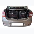 KJUST csomagtartó táska készlet Dacia Logan Limousine 2012-2020 5 db fekete 15