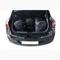 KJUST csomagtérzsákok készlet Hyundai I30 Hatchback 2012-2016 4 db fekete 12