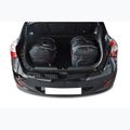 KJUST csomagtartó táska készlet Hyundai I30 Hatchback 2012-2016 3 db fekete 15