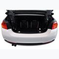 KJUST BMW 4-es BMW Cabrio csomagtartó táska szett 2013-2020 3 db fekete 15