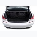 KJUST BMW 3 Limousine Hybrid 2019+ 4 darabos fekete csomagtartó táska készlet 16
