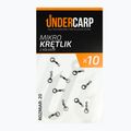 UNDERCARP micro micro pontyforgató gyűrűvel fekete UC43