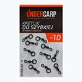 UNDERCARP ponty forgó a gyors horogcseréhez fekete UC411