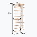 Gimnasztikai létra RINAGYM Steel Kom 2 graphit 9