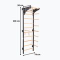 Gimnasztikai létra RINAGYM Steel Kom 2 graphit 6