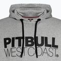 Férfi pulóver Pitbull West Coast Hooded French Terry TNT grey/melange 3