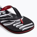 Férfi flip-flopok Pitbull West Coast Flip Flop El Jefe black/red 7