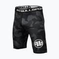 Férfi kompressziós rövidnadrág Pitbull West Coast Shorts Dillard grey camo