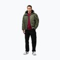 Férfi bomberdzseki Pitbull Sherpa Hooded Bomber olive 2