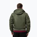 Férfi bomberdzseki Pitbull Sherpa Hooded Bomber olive 3
