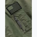 Férfi bomberdzseki Pitbull Sherpa Hooded Bomber olive 9
