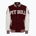 Férfi kabát Pitbull West Coast Varsity Melton Wilson white