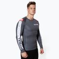 Férfi hosszú ujjú Rashguard Pitbull West Coast Rash L-S Hilltop grey/melange