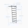 BenchK torna létra fekete BK-721B 4