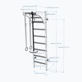 BenchK torna létra fekete BK-211B+A076 3