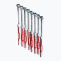 Fischer 10×80 tágulási csavarok csavarokkal 8 db BenchK létrákhoz ezüst BK-KM8