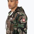 Férfi Pitbull West Coast Athletic kapucnis nylon woodland camo kabát 3