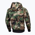 Férfi Pitbull West Coast Athletic kapucnis nylon woodland camo kabát 8