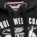 Férfi pulóver Pitbull West Coast Hooded Oldschool Razor charcoal melange 4