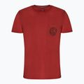 Férfi póló Pitbull West Coast T-Shirt Circle Dog burgundy