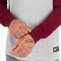 Férfi pulóver Pitbull West Coast Hooded Small Logo grey/burgundy 5