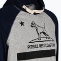 Férfi pulóver Pitbull West Coast Hooded California 210 grey/dark navy 7