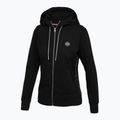Női pulóver Pitbull West Coast Hooded Zip French Terry black
