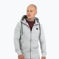 Férfi pulóver Pitbull West Coast Hooded Zip Small Logo F.Terry 220 grey/melange