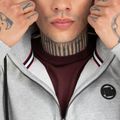Férfi pulóver Pitbull West Coast Hooded Zip Small Logo F.Terry 220 grey/melange 4