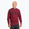 Férfi pulóver Pitbull West Coast Crewneck Classic Logo burgundy