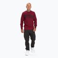 Férfi pulóver Pitbull West Coast Crewneck Classic Logo burgundy 2