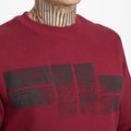 Férfi pulóver Pitbull West Coast Crewneck Classic Logo burgundy 4