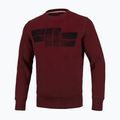 Férfi pulóver Pitbull West Coast Crewneck Classic Logo burgundy 6
