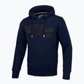 Férfi pulóver Pitbull West Coast Hooded Classic Logo dark navy