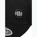 férfi baseballsapka męska Pitbull West Coast Snapback Hook & Loop ,,3D Metal Logo" black 3