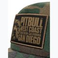 férfi baseballsapka męska Pitbull West Coast Mesh Snapback ,,Blood Dog" Camo Trucker wood/black 4